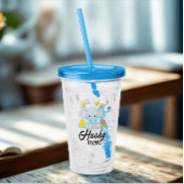 Modern Funny Husky Mom Schattigee olifant Acryl Drinkbeker