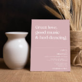 Modern Funny Minimal Typografie Stoffig Roos Bruil Kaart