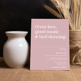 Modern Funny Minimal Typografie Stoffig Roos Bruil Kaart