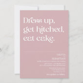 Modern Funny Minimal Typografie Stoffig Roos Bruil Kaart (Voorkant)