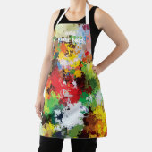 Modern Funny Paint Splash Texture Pattern Schort (Insitu)