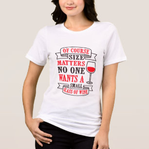 Modern Funny Wine Gezegde Tri-Blend Shirt