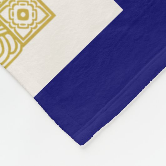 Modern Funny World's Best Pap Certificate Fleece Deken (Hoek)