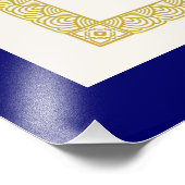 Modern Funny World's Best Pap Certificate Foto Afdruk (Hoek)