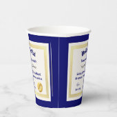 Modern Funny World's Best Pap Certificate Papieren Bekers (Rechts)