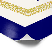 Modern Funny World's Best Pap Certificate Perfect Poster (Hoek)