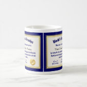 Modern Funny World's beste opa-certificaat Koffiemok (Center)