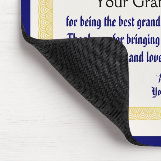 Modern Funny World's beste opa-certificaat Muismat (Hoek)