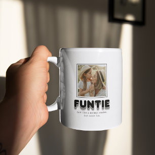 Modern Funtie Auntie Photo Coffee Mok
