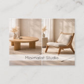 Modern Furniture Store Minimalist Interior Design  Visitekaartje (Voorkant)