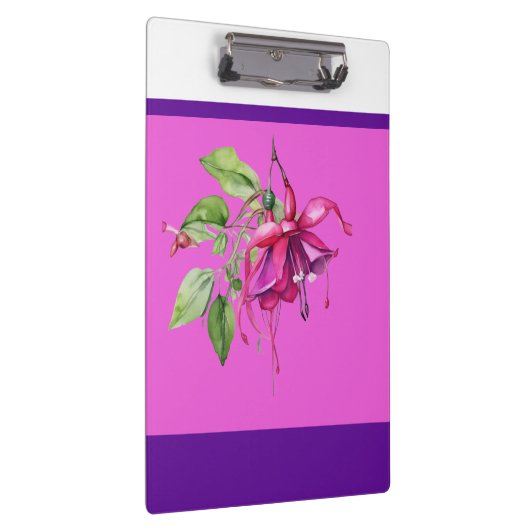 Modern Fuschia Paarse Klembord (Rechts)