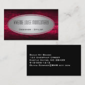 Modern Fuscia Professional Designer Visitekaartje (Voorkant / Achterkant)