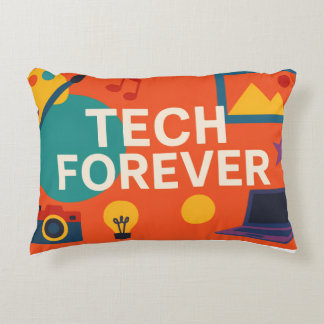 Modern Futuristic Design Pillow for Creative Mind Accent Kussen