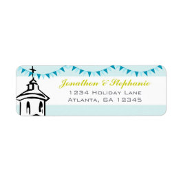 Modern gaat naar de Chapel Wedding Labels