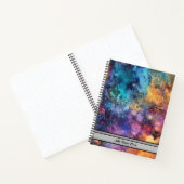 Modern Galaxy Spiral Notitieboek (Binnen)