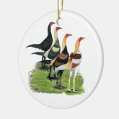 Modern Game Quartet Keramisch Ornament (Links)