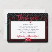 MODERN GAMING BEDANKT Bar Mitzvah zwart rood (Voorkant)