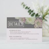 MODERN Garden Hellebore - Kaart met details (Staand voorkant)