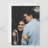 Modern Garden Orchids Wedding Photo Save the Date Kaart (Achterkant)