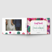 Modern Garden Romance Guest Book For wedding Gastenboek (Volledig)