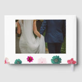 Modern Garden Romance Guest Book For wedding Gastenboek (Achterkant)