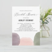 Modern Garden Waterverf Bridal Shower Kaart (Staand voorkant)