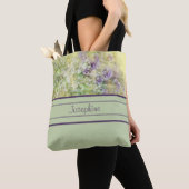 Modern Garden Waterverf Tote Bag (Dichtbij)