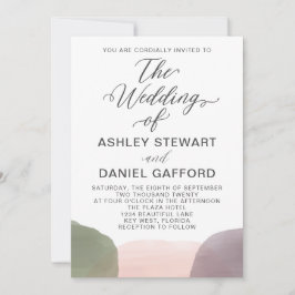 Modern Garden Waterverf Weddenschap Kaart