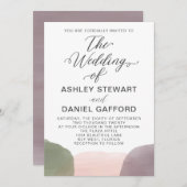 Modern Garden Waterverf Weddenschap Kaart (Voorkant / Achterkant)