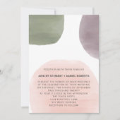 Modern Garden Waterverf Weddenschap Kaart (Voorkant)