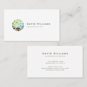 Modern Gardener Landscaping Logo Visitekaartje