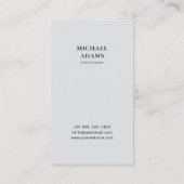 Modern Gary Foto Sociale Media Visitekaartjes (Achterkant)