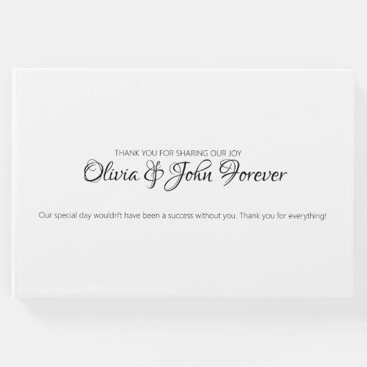 Modern Gastenboek (Voorkant)