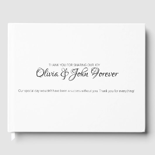 Modern Gastenboek (Voorkant)