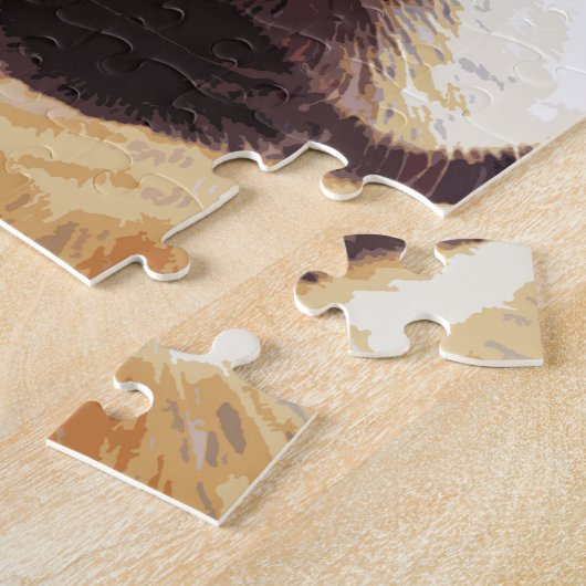 modern geblazen Welsh Corgi Legpuzzel (Zijkant)