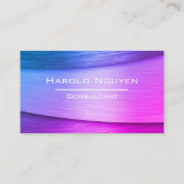 Modern geborsteld metaal Metallic Roestvrij staal Visitekaartje (Voorkant)