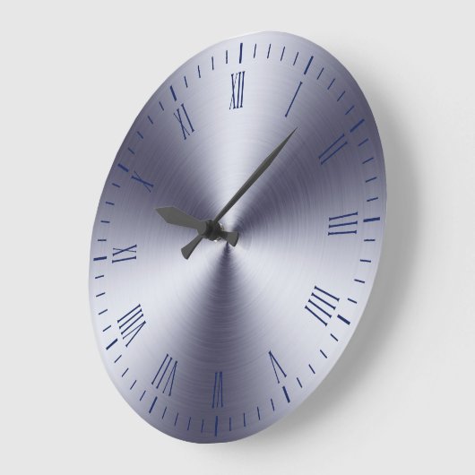 Modern geborsteld metaal Romeins cijfer Grote Klok (Hoek)