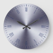 Modern geborsteld metaal Romeins cijfer Grote Klok (Voorkant)
