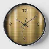 Modern geborsteld metaal zwart goud (Voorkant)