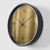 Modern geborsteld metaal zwart goud (Hoek)