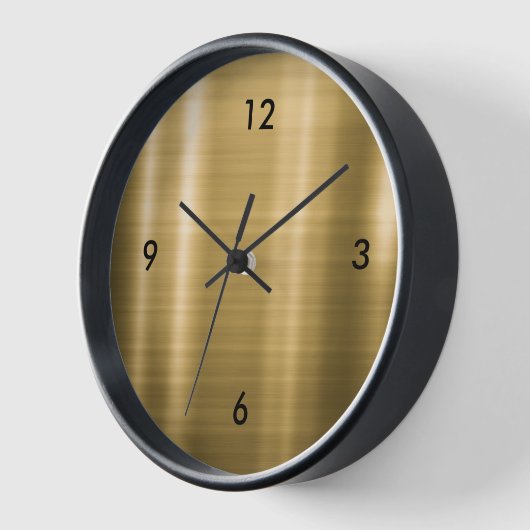 Modern geborsteld metaal zwart goud (Hoek)