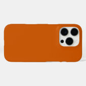 Modern gebrand Sinaasappel effen kleur Case-Mate iPhone Case (Achterkant (horizontaal))