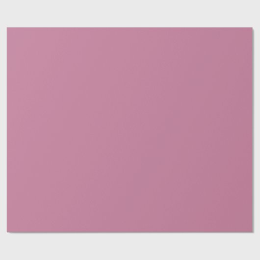 Modern gedempt roze Mauve - inpakpapier Roll (Vlak)