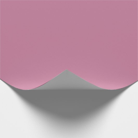 Modern gedempt roze Mauve - inpakpapier Roll (Hoek)