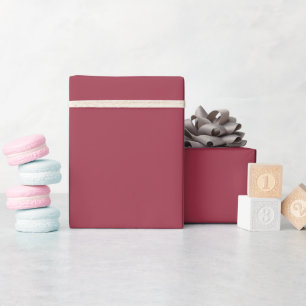 Modern gedempte rode inpakpapierrol cadeaupapier