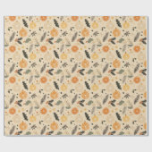 Modern gedroogd citrus winter Baby shower Cadeaupapier (Vlak)
