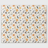 Modern gedroogd citrus winter Baby shower Cadeaupapier (Vlak)