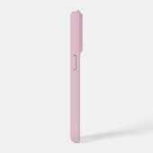 Modern Geef Me Kus | Typografie Roze Tekst iPhone Hoesje (Rechterkant)