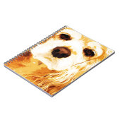 modern-geel-Amerikaanse cockerspaniel Notitieboek (Linkerzijde)