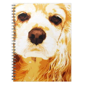 modern-geel-Amerikaanse cockerspaniel Notitieboek
